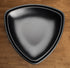 Winco Dinnerware Case / Melamine / Black Winco WDM015301 Ardesia Natsuki Black Melamine Triangular Plate 8-1/8 Inch Pack of 24 | Denson CFE
