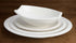 Winco Dinnerware Case / Porcelain / White Winco WDP006-205 Creamy White Oval Narrow Rim Porcelain Bowl 11 Inches 14 Ounces | Denson CFE