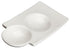 Winco Dinnerware Case / Porcelain / White Winco WDP017-106 Ardesia Loures Bright White Porcelain Duo Dish 6 inches 36 pieces per case | Denson CFE