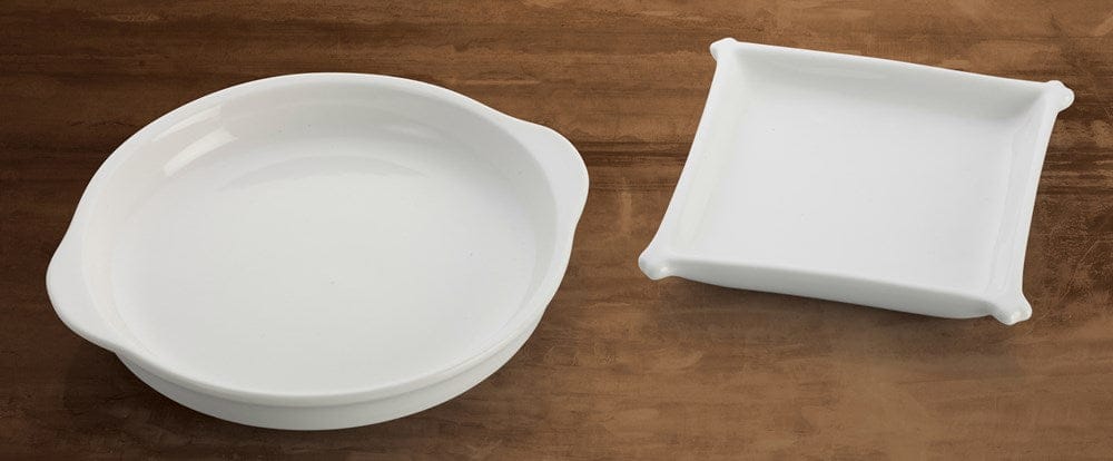 Winco Dinnerware Case / Porcelain / White Winco WDP018-102 Ardesia Edessa Bright White Porcelain Round Dish 6-5/8 Inches | Denson CFE