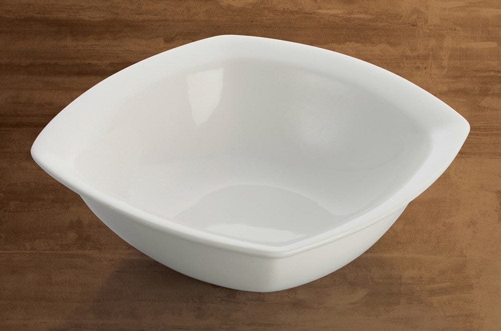 Winco Dinnerware Case / Porcelain / White Winco WDP020-101 Ardesia Square Porcelain Bowl 5.5 Inch Bright White Pack of 36 | Denson CFE