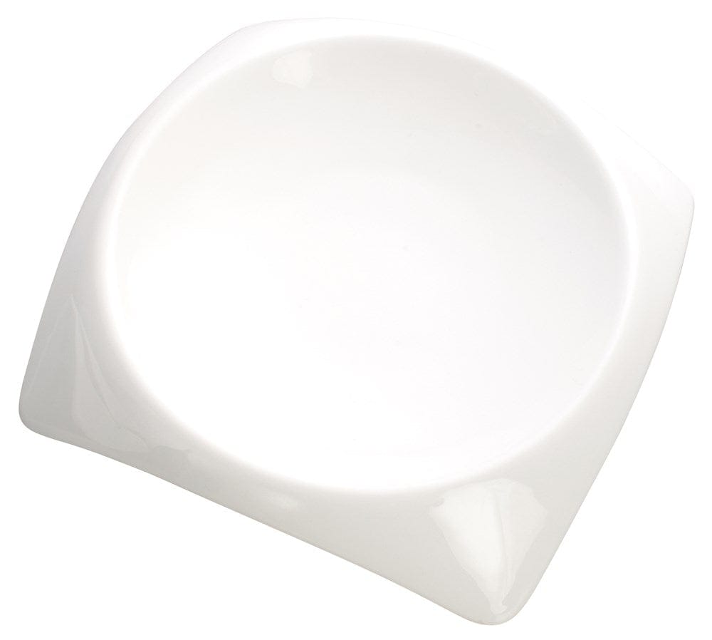 Winco Dinnerware Case / Porcelain Winco WDP005-103 Ardesia Carzola Square Deep Bowl 10 Inch 22 Ounce Bright White | Denson CFE
