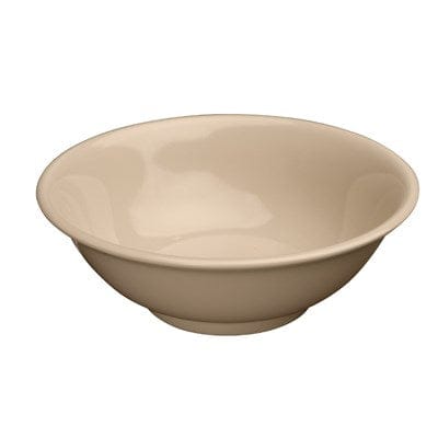 Winco Dinnerware Dozen / Melamine / Tan Winco MMB96 96 Ounce Tan Melamine Rimless Bowl | Denson CFE