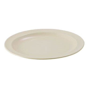 Winco Dinnerware Dozen / Melamine / Tan Winco MMPR-10 10 Inch Tan Melamine Round Plate Heat Resistant Dishwasher Safe | Denson CFE