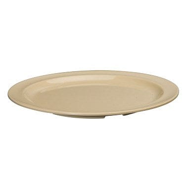 Winco Dinnerware Dozen / Melamine / Tan Winco MMPR-9 9 Inch Tan Melamine Dinner Plates | Denson CFE