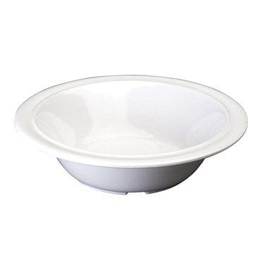Winco Dinnerware Dozen / Melamine / White Winco MMB-12W 12 Ounce White Melamine Soup and Cereal Bowls | Denson CFE