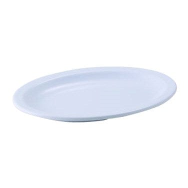 Winco Dinnerware Dozen / Melamine / White Winco MMPO-96W Melamine Oval Platter White 9-3/4 x 6-3/4 Heat Resistant Dishwasher Safe | Denson CFE