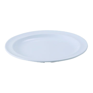 Winco Dinnerware Dozen / Melamine / White Winco MMPR-10W 10 Inch White Melamine Round Plates Heat Resistant Dishwasher Safe | Denson CFE