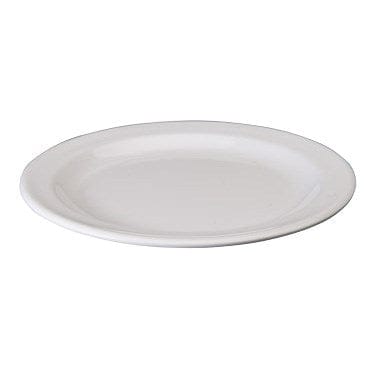 Winco Dinnerware Dozen / Melamine / White Winco MMPR-7W 7-1/4 Inch Melamine Round Dessert Plate White | Denson CFE