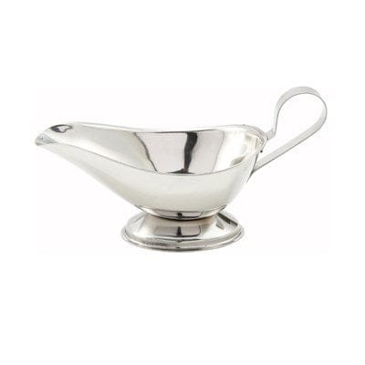 Winco Dinnerware Each Winco GBS3 Stainless Steel Gravy Boat 3 Ounces | Denson CFE