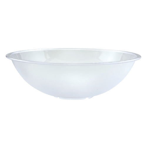 Winco Dinnerware Each Winco PBB-15 Clear Polycarbonate 15 inch Pebbled Salad Bowl | Denson CFE