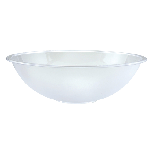 Winco Dinnerware Each Winco PBB15 Clear Polycarbonate Pebbled Salad Bowl 15 Inch | Denson CFE