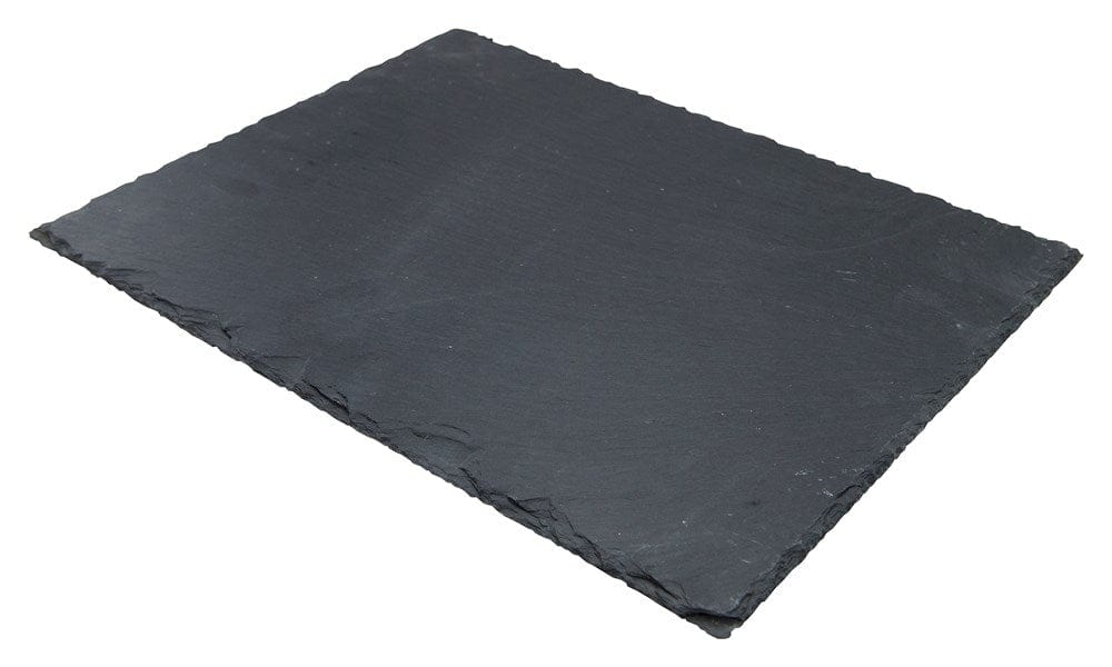 Winco Dinnerware Pack Winco WDL001-303 Ardesia Tavo Slate Rectangular Platter 15.75 x 11.5 Inches Pack of 6 | Denson CFE