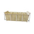 Winco Dishwasher Rack Each Winco PCB-8 8 Compartment Half Size Flatware Rack with Handles