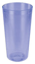 Winco Drinkware Dozen / Blue Winco PTP-32B 32 Ounce Blue Pebbled Plastic Tumblers 12-Pack | Denson CFE