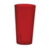 Winco Drinkware Dozen / Red Winco PTP-16R 16 Ounce Red Pebbled Plastic Tumblers 12 Pack | Denson CFE