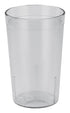 Winco Drinkware Dozen Winco PTP-09C Clear Pebbled Plastic Tumblers 9-1/2 Ounce 12-Pack | Denson CFE