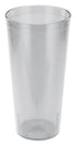 Winco Drinkware Dozen Winco PTP-24C 24 Ounce Clear Pebbled Plastic Tumbler 12-Pack | Denson CFE