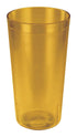Winco Drinkware Dozen Winco PTP-32A 32 Ounce Amber Pebbled Plastic Tumbler 12 Pack | Denson CFE