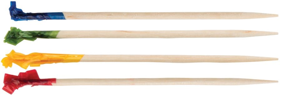 Winco Essentials Bag Winco PK-C2 Picks with Cellophane Frills 2-9/16 Inches Long Pack of 1000 | Denson CFE