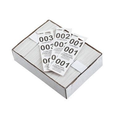 Winco Essentials Box Winco CCK-5WT Coat Check Tickets White Pack of 500 | Denson CFE