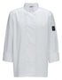 Winco Essentials Each / 4XL / White Winco UNF-6W White Signature Chef Men's Tapered Fit Poly/Cotton Double Breasted Chef Jacket With Thermometer/Pen Pocket