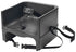 Winco Essentials Each / Black Winco CHB-1PK Booster Seat, Plastic, Single-Sided, 3-Way Strap, Black | Denson CFE