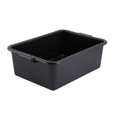 Winco Essentials Each / Black Winco PL-7K Dish Box 21.5 x 15 x 7 Black | Denson CFE