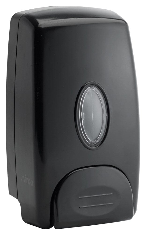 Winco Essentials Each / Black Winco SD-100K Black 1 Liter Manual Soap Dispenser