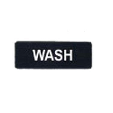 Winco Essentials Each / Black Winco SGN-318 Information Sign Wash 3 Inch x 9 Inch Black | Denson CFE