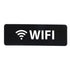 Winco Essentials Each / Black Winco SGN-330 Information Sign WiFi 3 x 9 Black | Denson CFE
