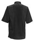 Winco Essentials Each / L / Black Winco UNF-9KL Black Large Signature Chef Ventilated Shirt with Mesh Panels and Pocket | Denson CFE