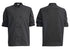 Winco Essentials Each / M / Black Winco UNF-12KM Signature Chef Medium Black Chef Jacket, 65/35 Poly-Cotton | Denson CFE