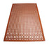 Winco Essentials Each / Red Winco RBM-35R 3' x 5' Red Rubber Floor Mat