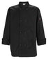 Winco Essentials Each / Small / Black Winco UNF6K Black Tapered Fit Double Breasted Chef Jacket | Denson CFE