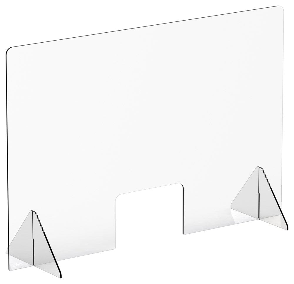 Winco Essentials Each Winco ACSS-4832W Countertop Safety Shield with Window 48 inches by 32 inches | Denson CFE