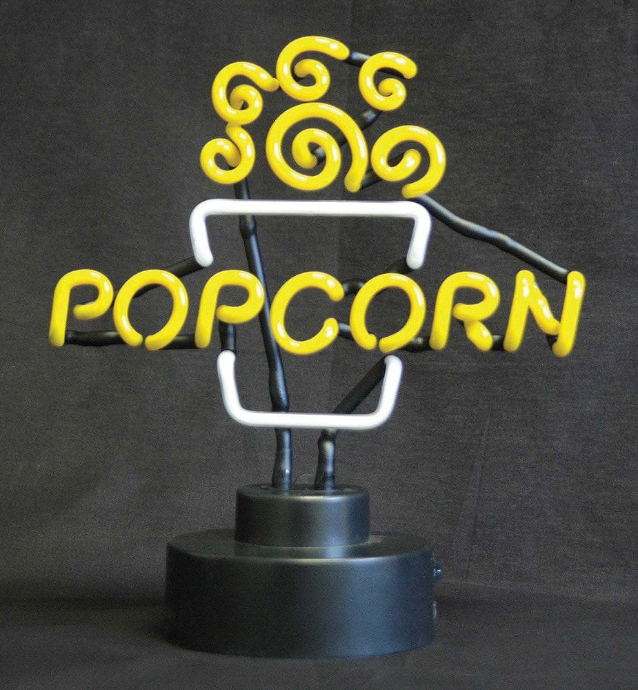 Winco Essentials Each Winco Benchmark 91001 Neon Lighted Popcorn Sign 12 x 11 x 5.5 Inch | Denson CFE