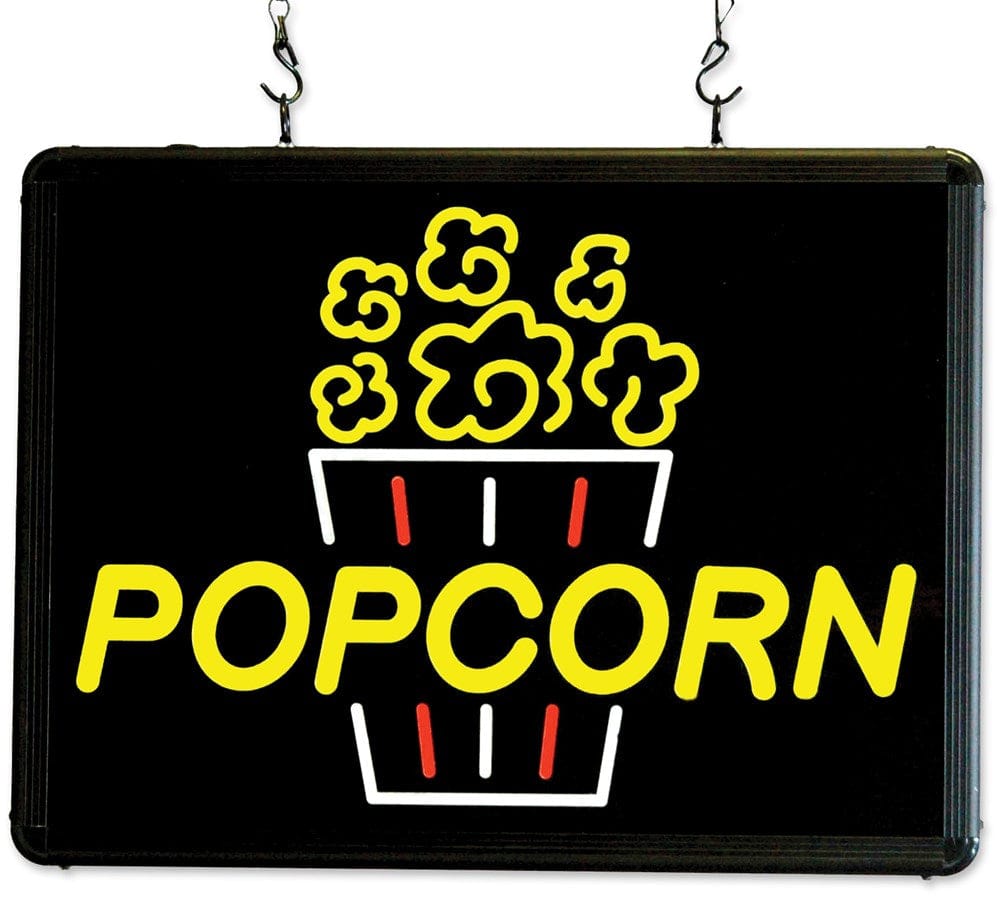 Winco Essentials Each Winco Benchmark 92001 Ultra Bright LED Popcorn Merchandising Sign | Denson CFE