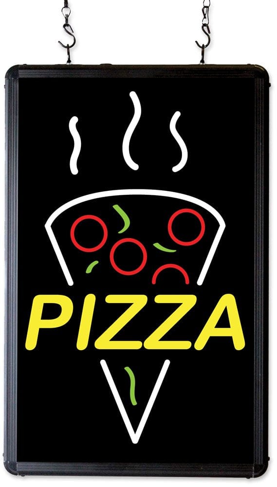 Winco Essentials Each Winco Benchmark 92006 Ultra Bright LED Pizza Sign for Effective Merchandising | Denson CFE