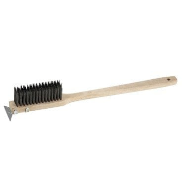 Winco Essentials Each Winco BR-500 20 Inch Heavy Duty Wire Brush for Commercial Kitchens and Grilling | Denson CFE