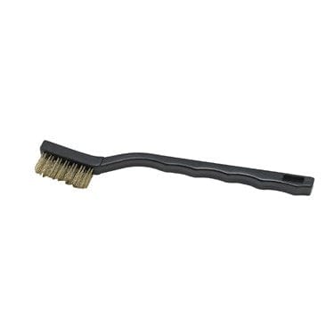 Winco Essentials Each Winco BR-7B Mini Scratch Utility Brush 7 Inch Brass Wire Bristles | Denson CFE