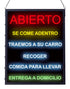 Winco Essentials Each Winco LED-21 All in One Open Sign Spanish Version | Denson CFE