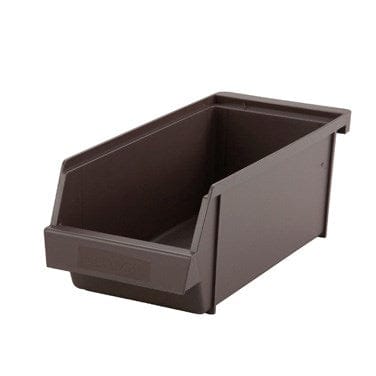 Winco Essentials Each Winco OGZ-1B Cutlery Organizer Bin 12 L x 5 W x 4 1/8 H Fits OGZ-6 Plastic Brown | Denson CFE