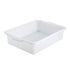 Winco Essentials Each Winco PL-5W 5" Dish Box, Standard Weight, White