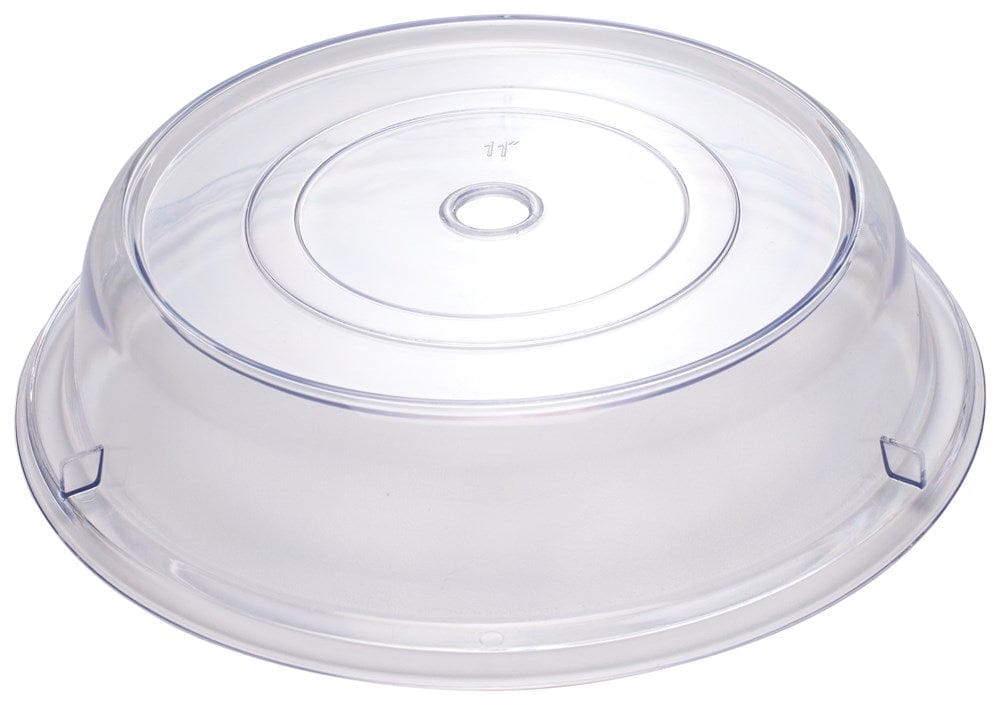Winco Essentials Each Winco PPCR-11 Clear Round Plate Cover 11 Inch Height 2.5 Inch Stackable | Denson CFE