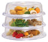 Winco Essentials Each Winco PPCR-12 Clear Round Plate Cover 12 Inch 2.5 Inch High Stackable Polycarbonate | Denson CFE