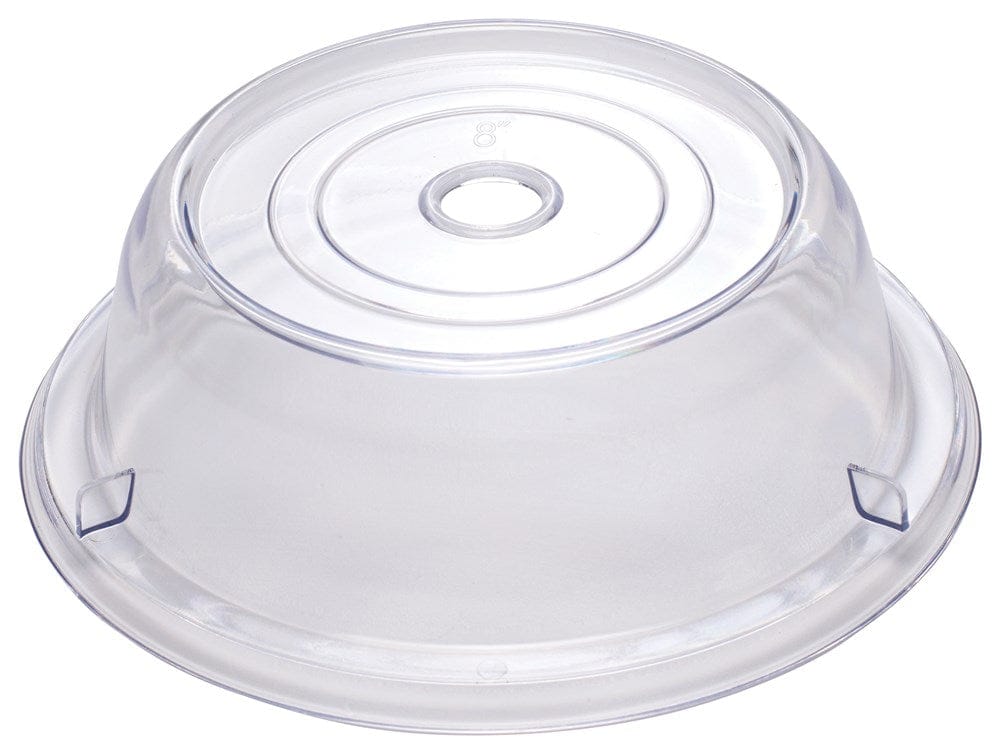 Winco Essentials Each Winco PPCR-8 Clear Round Plate Cover 2.5 Inch Height Stackable | Denson CFE