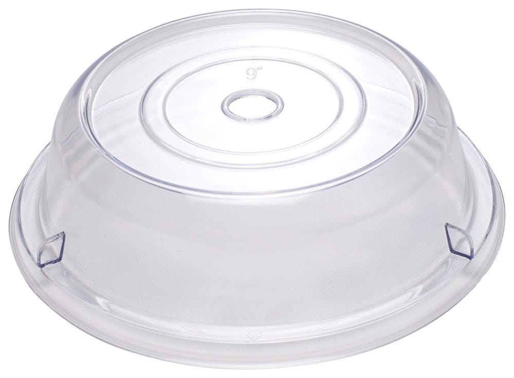 Winco Essentials Each Winco PPCR-9 Clear Round Plate Cover 9 Inch 2.5 Inch Height Stackable | Denson CFE