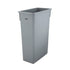 Winco Essentials Each Winco PTC-23SG Slender 23 Gallon Trash Can in Grey | Denson CFE