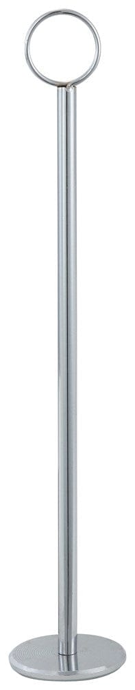 Winco Essentials Each Winco TBH12 Table Number Holder 12 Inches Stainless Steel Chrome Finish | Denson CFE